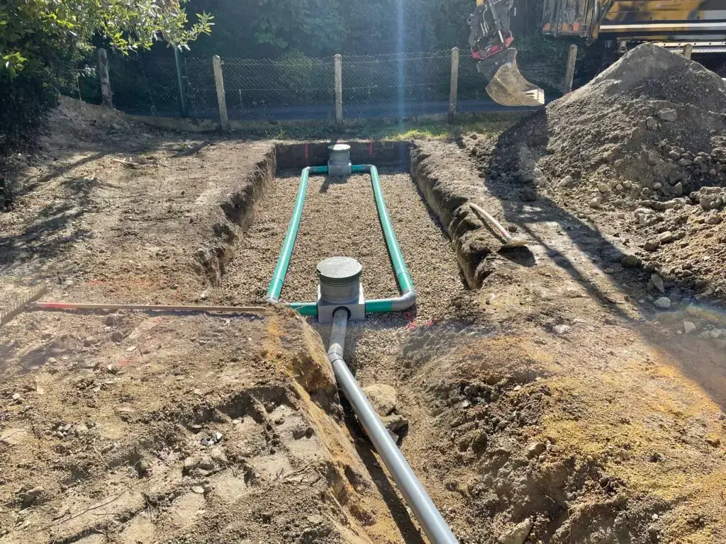 Travaux d'assainissement