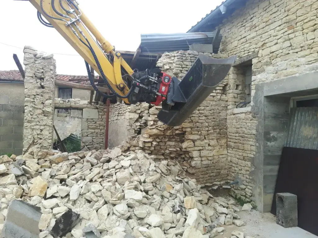 Travaux de démolition