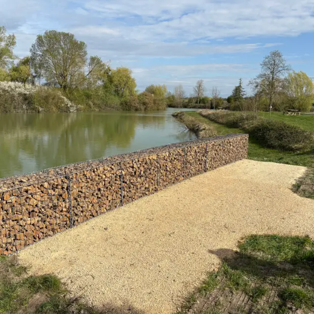 Terrassement Pose de gabions
