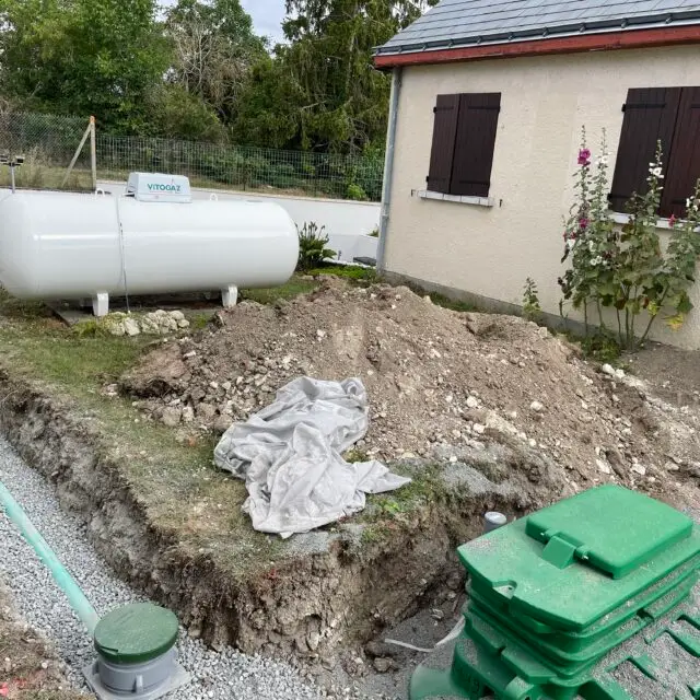 pose d'une micro-station