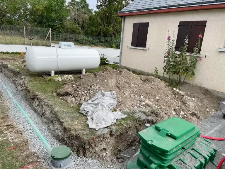 pose d'une micro-station